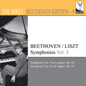 ビレット・ベートーヴェン・エディション 9 - 交響曲集（編曲：F. リスト） 3 - 第7番, 第8番