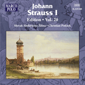 STRAUSS I, J.: Edition - Vol. 20