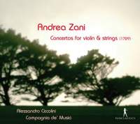 Andrea Zani: Concertos for Violin & Strings (1729)