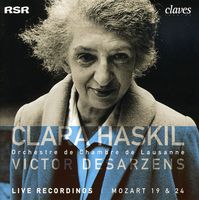 W.a. Mozart-Clara Haskil Live Recordings: Mozart 19 &amp; 24