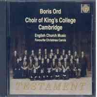 English Church Music & Favourite Christmas Carols